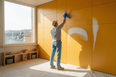 Entretien et nettoyage des dalles murales en PVC