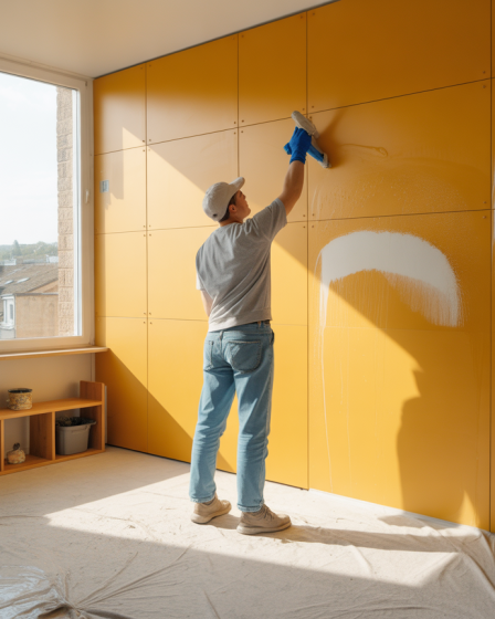 Entretien et nettoyage des dalles murales en PVC