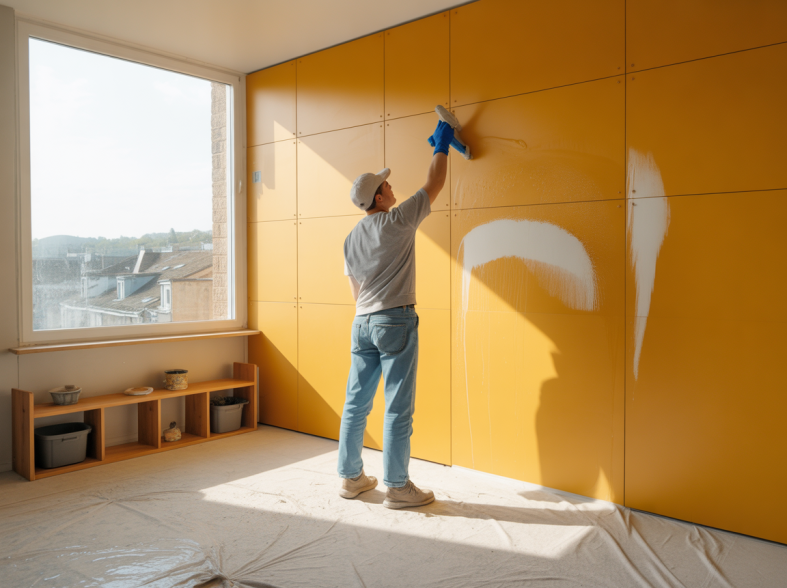 Entretien et nettoyage des dalles murales en PVC